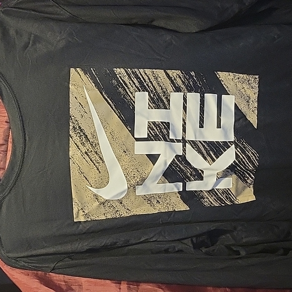 Nike dri-fit long sleeve legend center logo t-shirt men's black - Picture 2 of 3